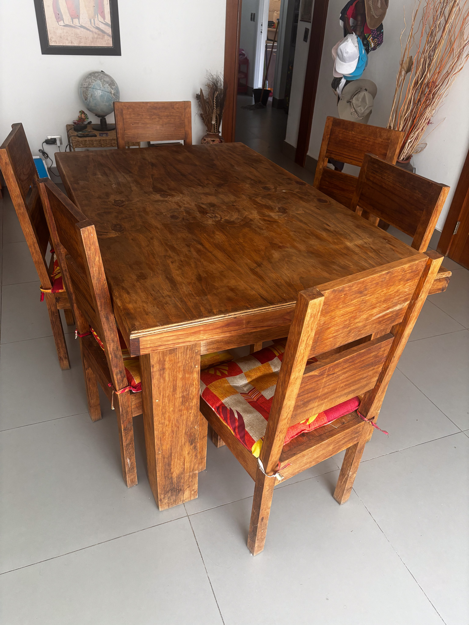 muebles y colchones - Comedor de 6 madera Purepecha 1