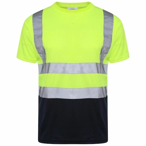 construccion e industrial - T shirt reflectivo verde 