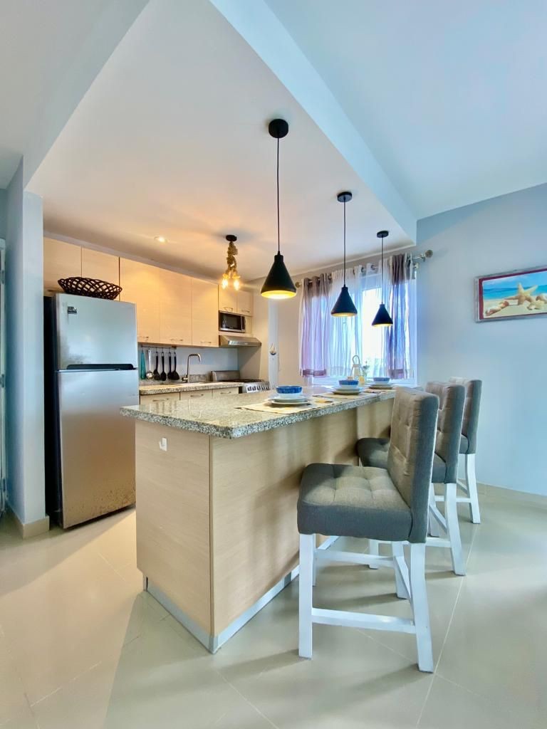 apartamentos - Bavaro-Punta Cana, Apartamento Amueblado De 2 Habitaciones En Alquiler!! 4