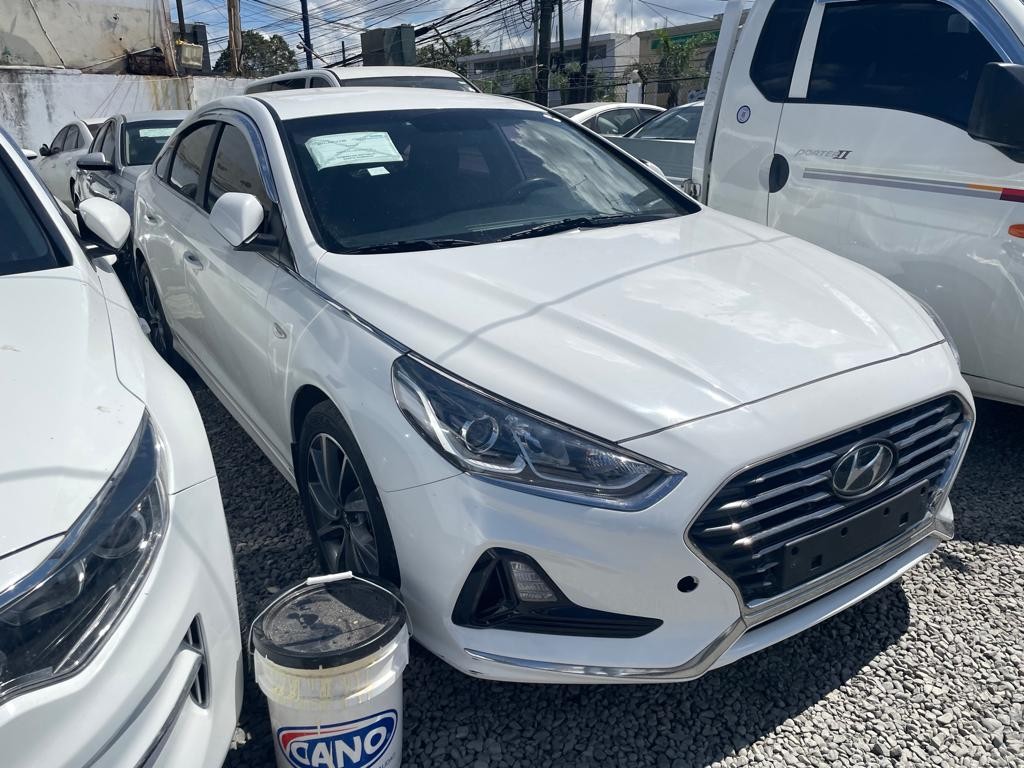 carros - HYUNDAI SONATA NEW RISE 2019 BLANCO 5