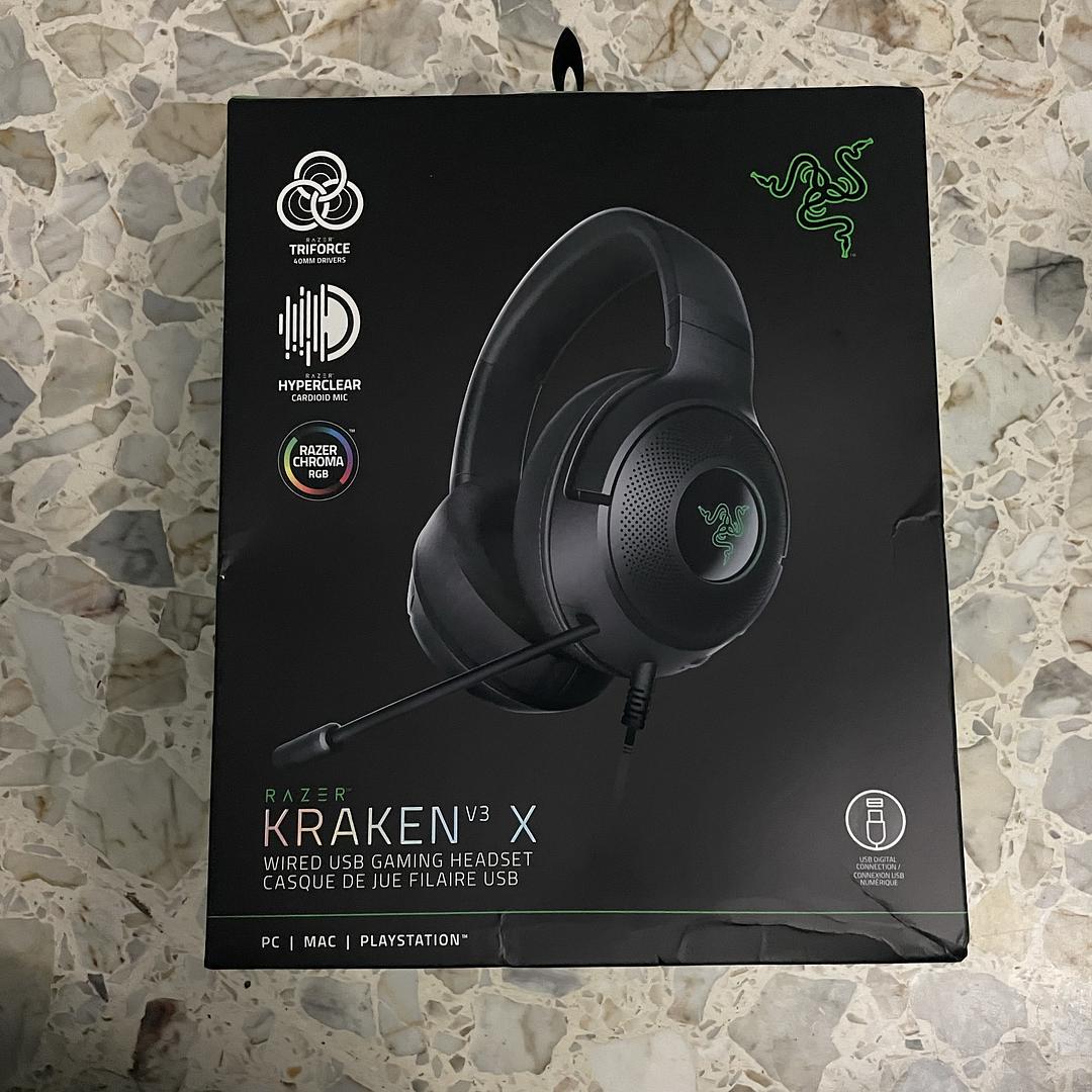 consolas y videojuegos - Aduifonos Gaming (Razer Kraken V3 X)