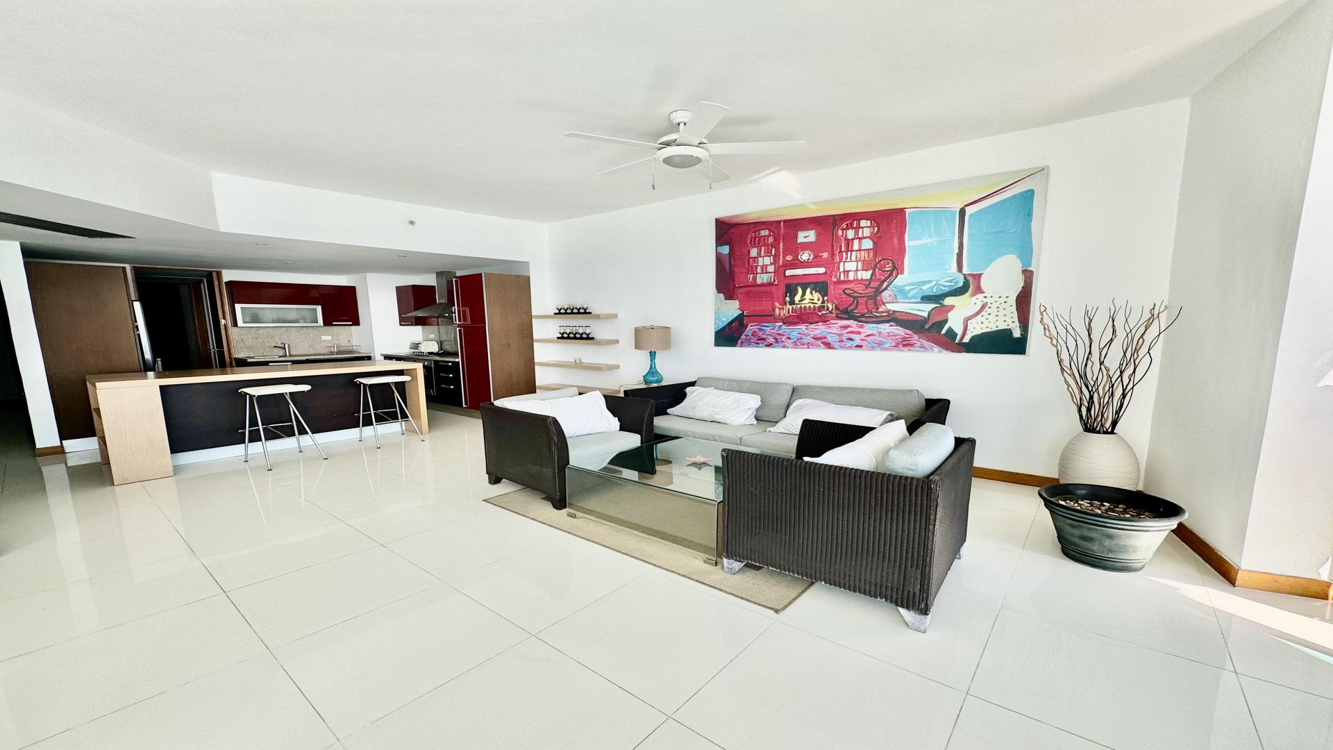 apartamentos - Apartamento de 2 habitaciones moderno frente al mar, Malecon 7