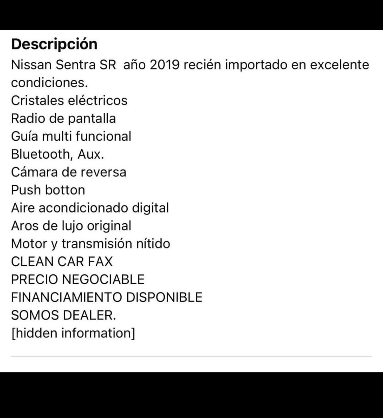 carros - Nissan sentra full 2019