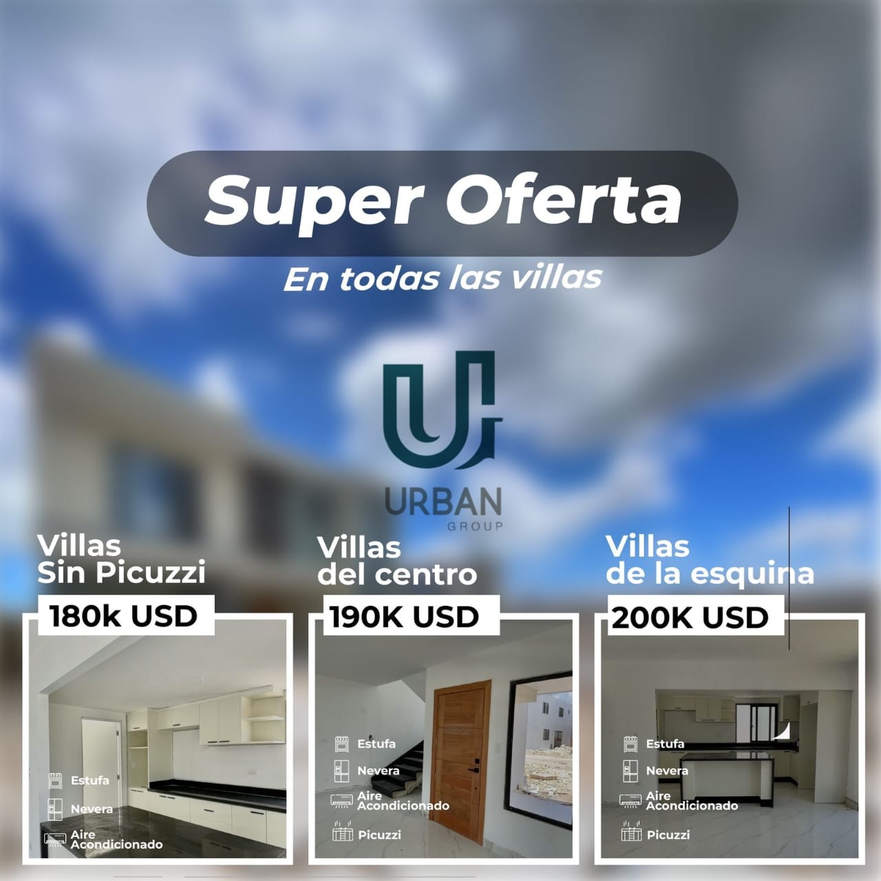 casas vacacionales y villas - Villas de 3 habitaciones  3