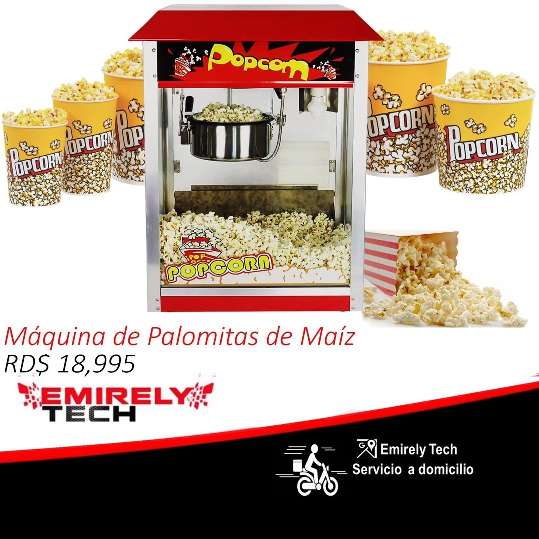 equipos profesionales - Maquina automatica de palomitas de maiz horno de palomitas generador de popcorn 0