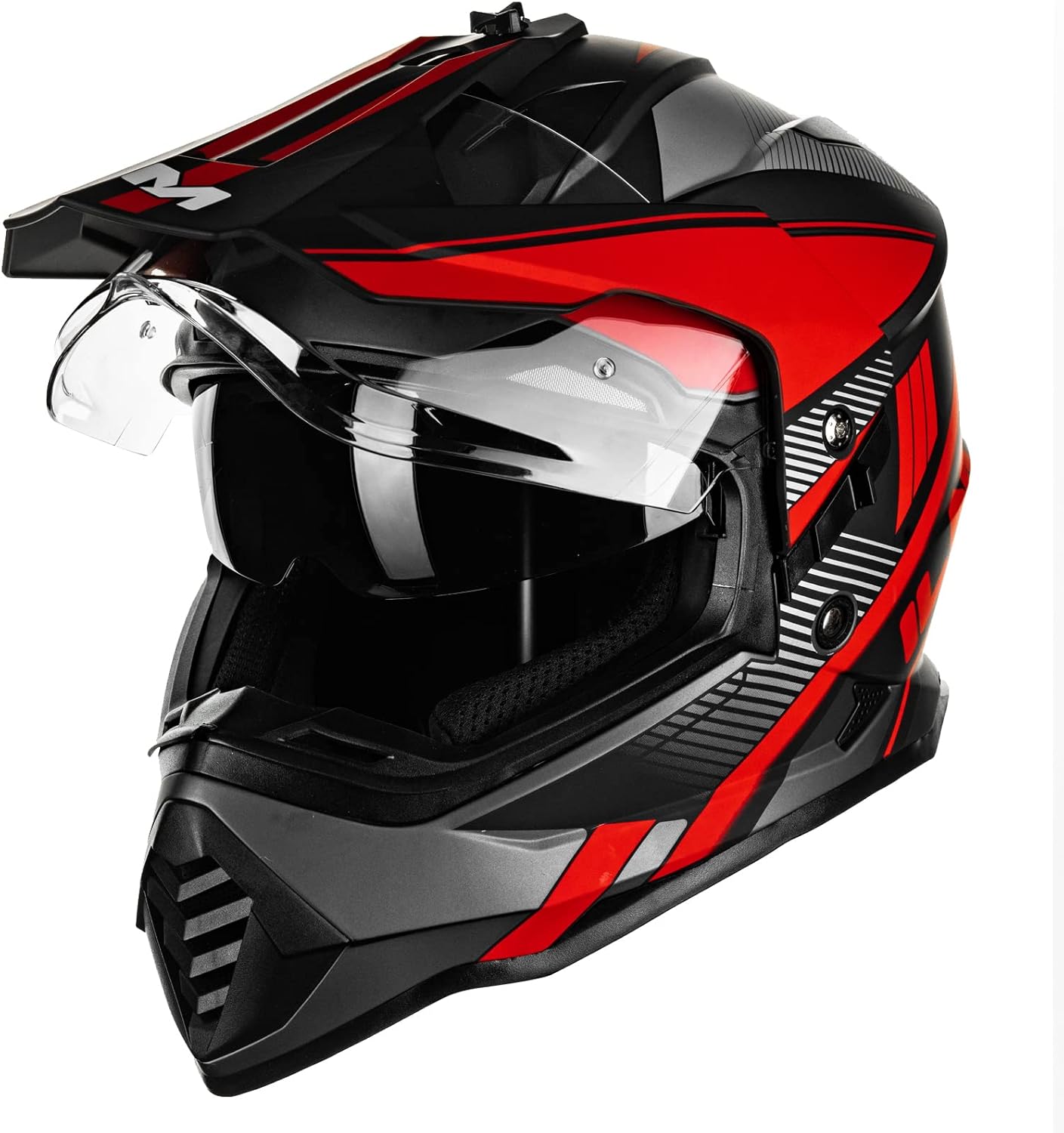 accesorios para vehiculos - ILM Casco de motocicleta Dual Sport - Size M