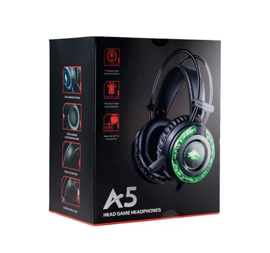 camaras y audio - Audifono gamer tipo headset A5 1