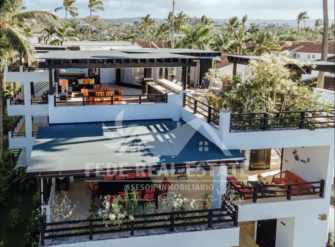 penthouses - RENTA DE PENTHOUSE FRENTE AL MAR - LAS TERRENAS SAMANÁ