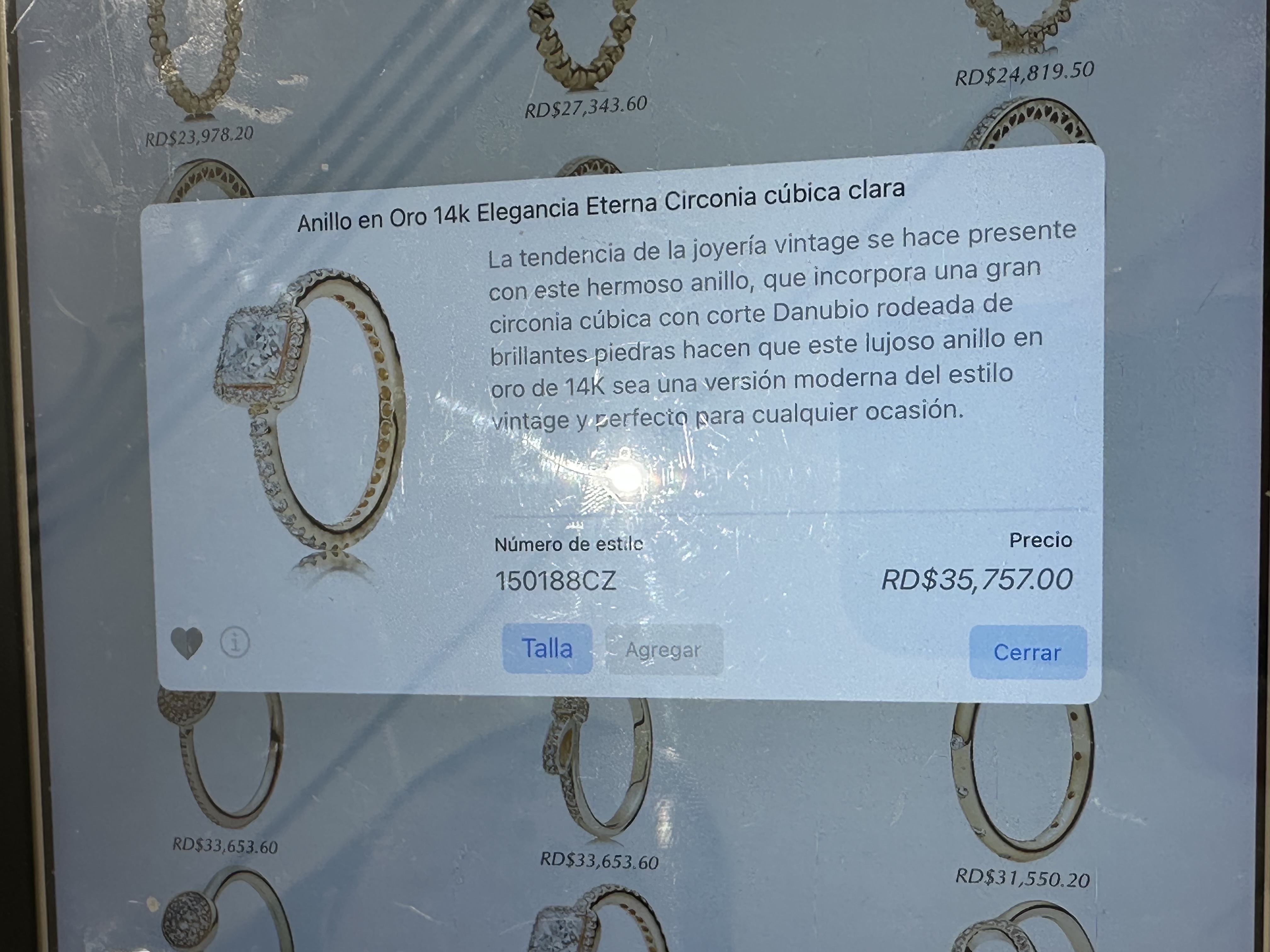 joyas, relojes y accesorios - anillo de oro 14k piedra de zirconia cúbica clara 3