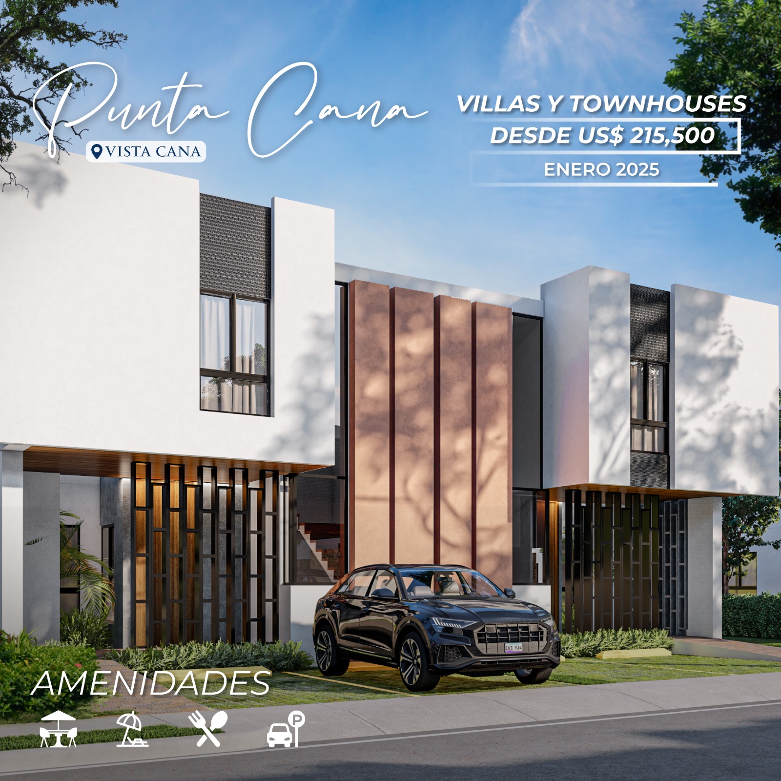 casas vacacionales y villas - Apartamentos y Villas En Vistacana Punta Cana 3