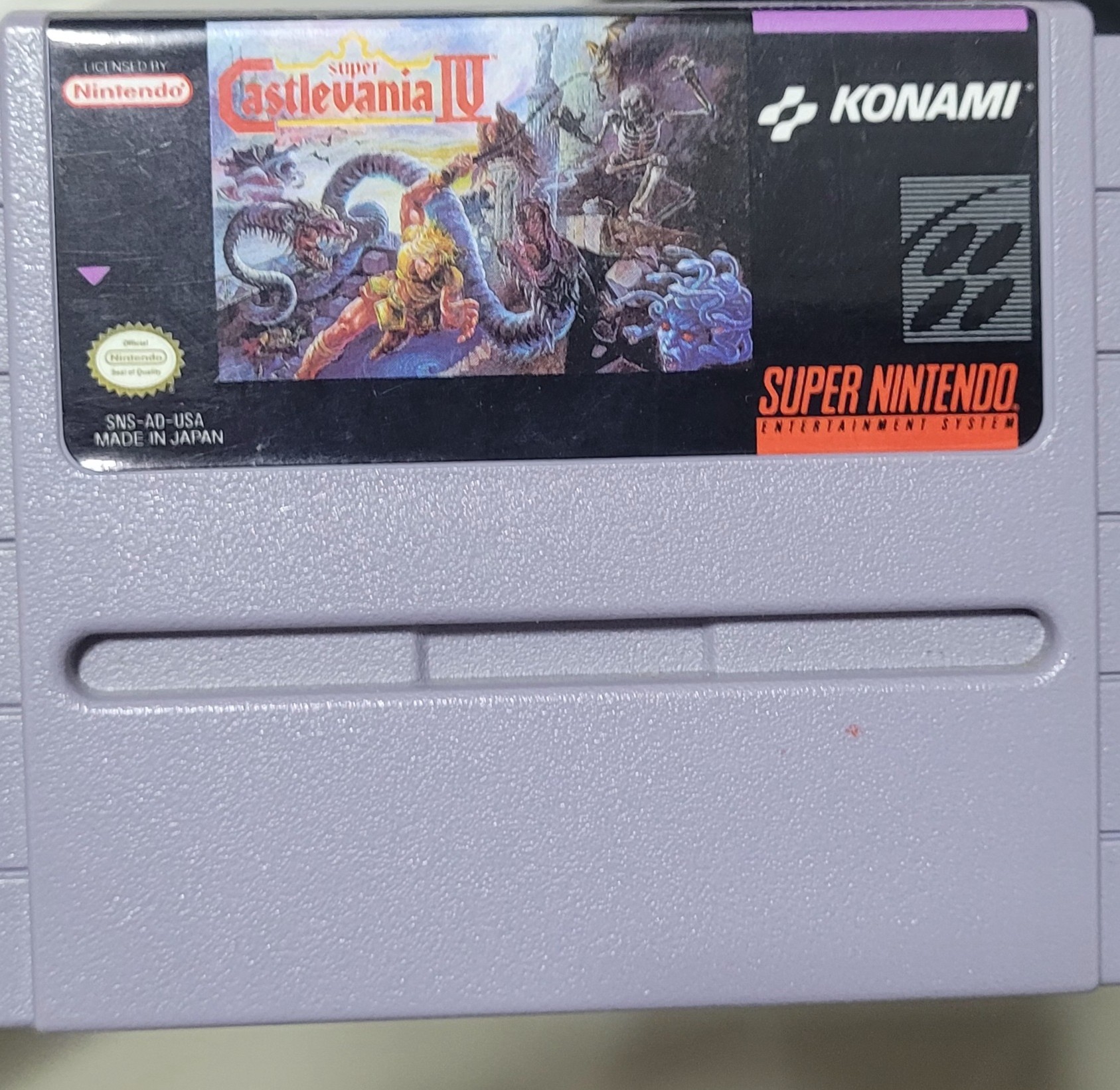 consolas y videojuegos - super nes Castlevania 4 100% Original