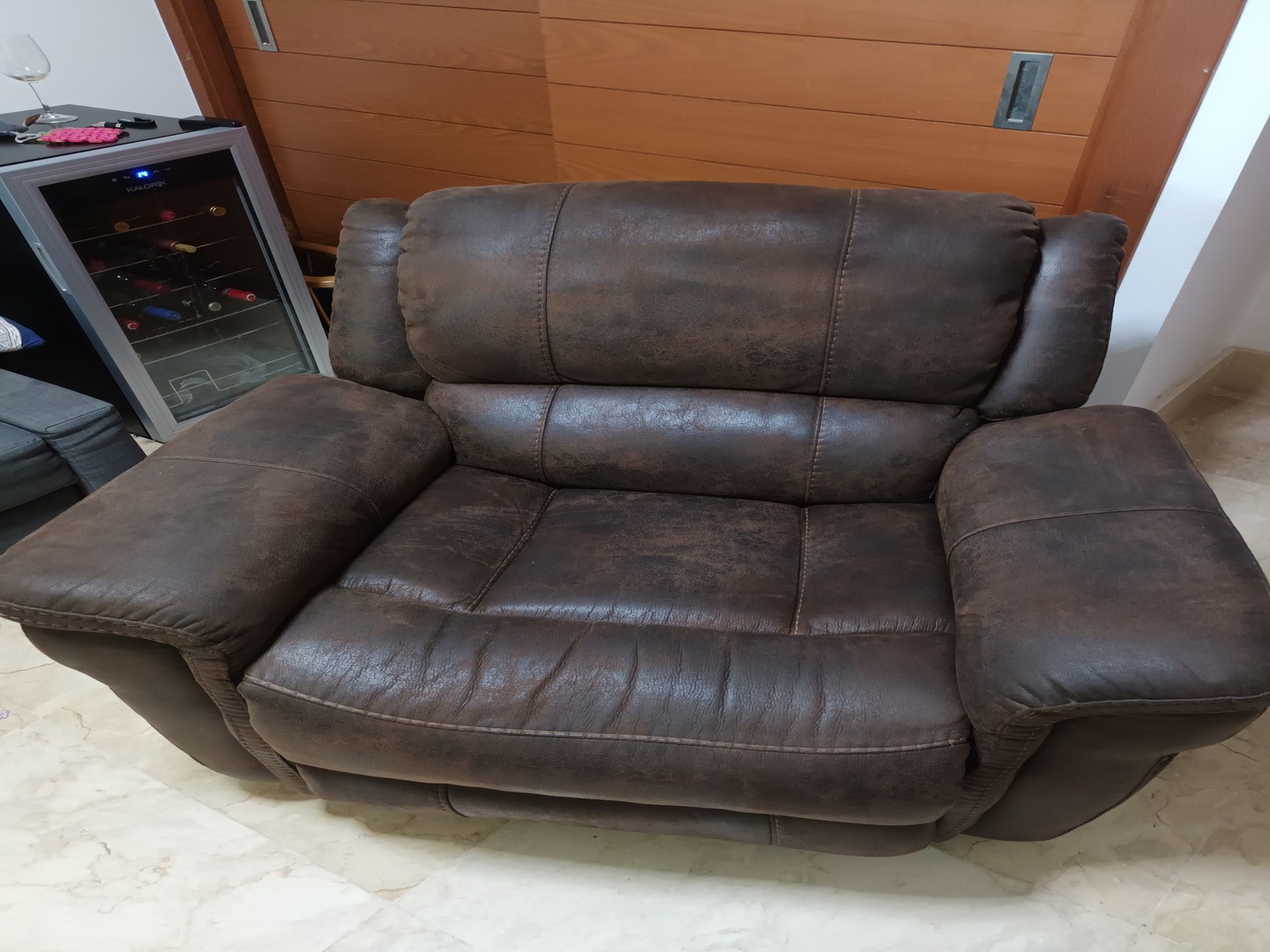 muebles y colchones - Sillon reclinable en piel para el mejor regalo de Papa
 1