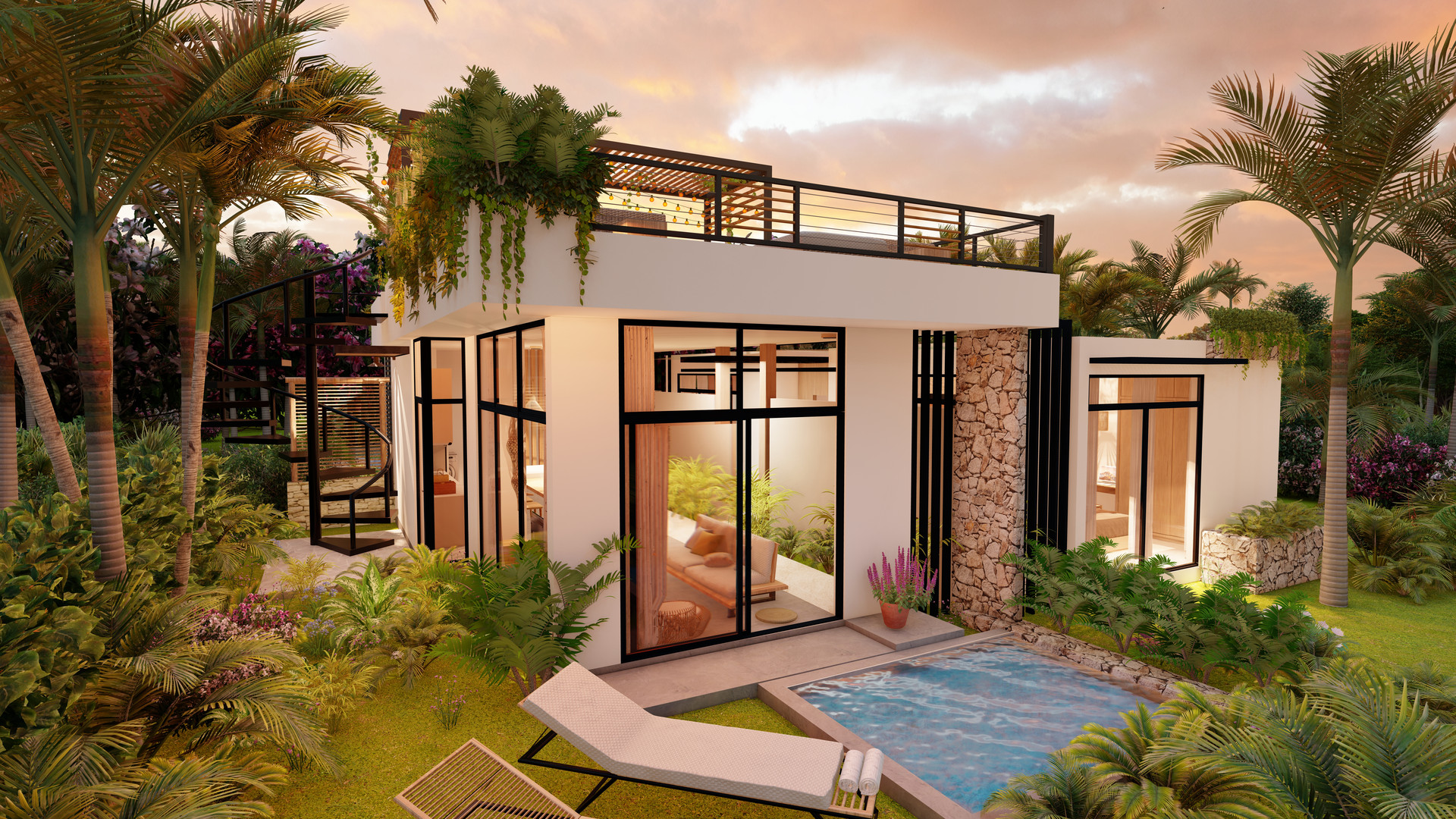 casas vacacionales y villas - Casas Individuales 2Hab Listos Final 2025 Ecologicos y Aplica   Confotur, Bavaro 5