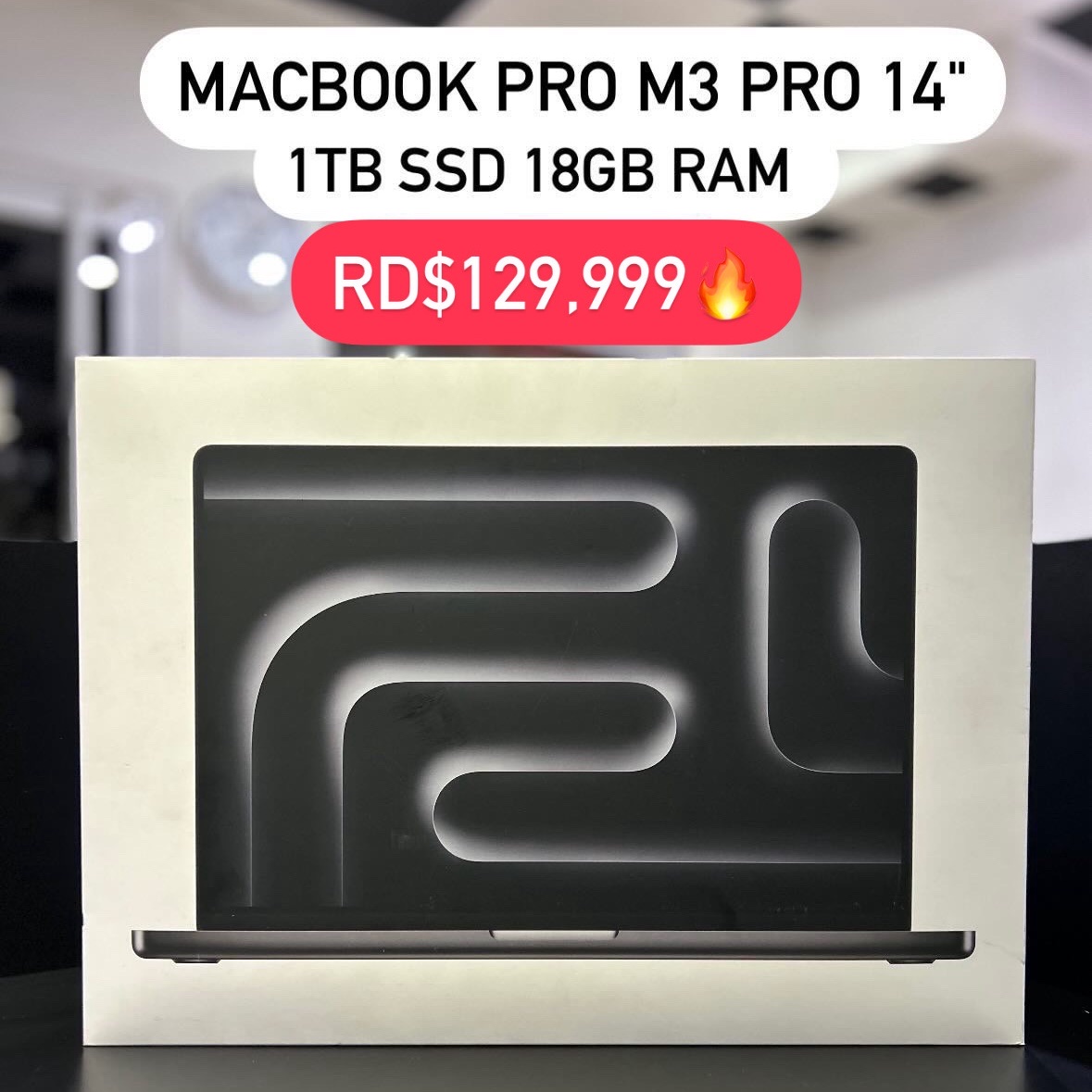 computadoras y laptops - MacBook Pro M4 Pro 14" 1TB SSD 18GB RAM 2023 Sellada 🔥‼️ Ofertaza