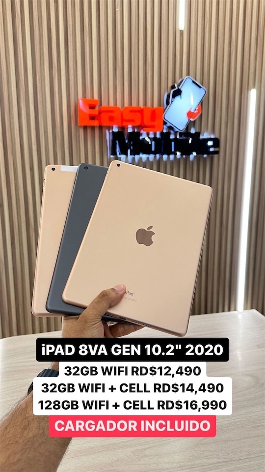 celulares y tabletas - iPAD 8VA GEN 10.2 2020