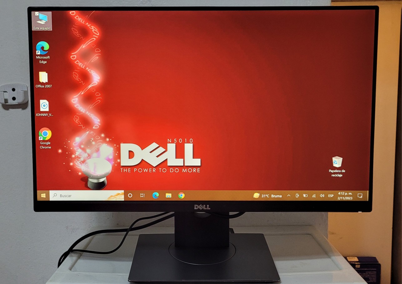 computadoras y laptops - Monitor Dell 24 Pulg Sin Bordes 1080p hdmi 1