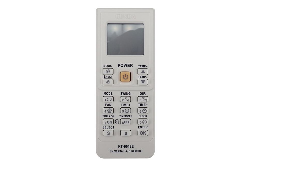 aires acondicionados y abanicos - Control remoto de aire acondicionado universal KT-9018E 