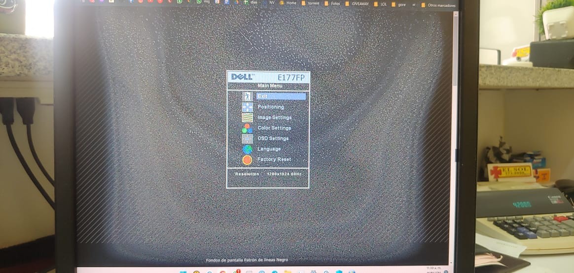otros electronicos - monitor dell pantalla dañada