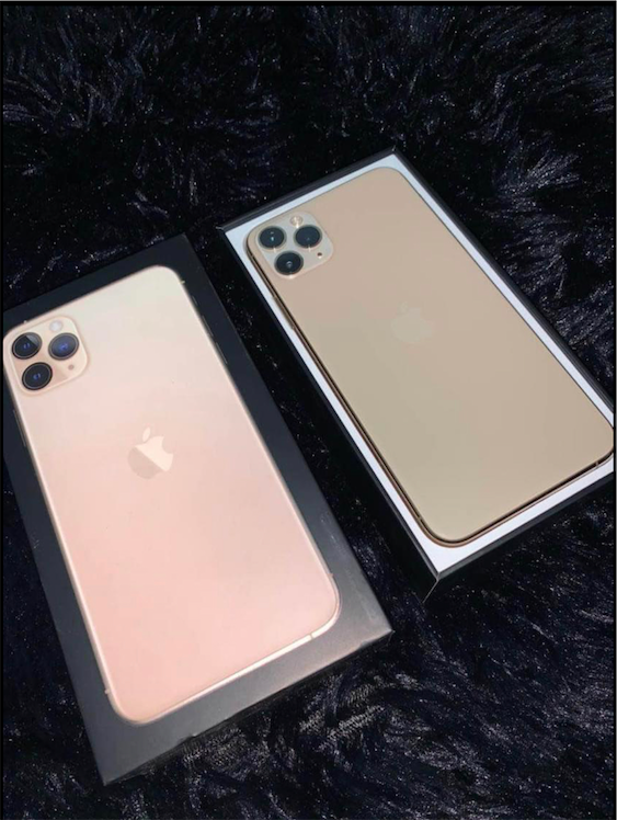 celulares y tabletas - Vendo iphone 11 pro max gold 64gb factory caja y cargador original ( como nuevo)