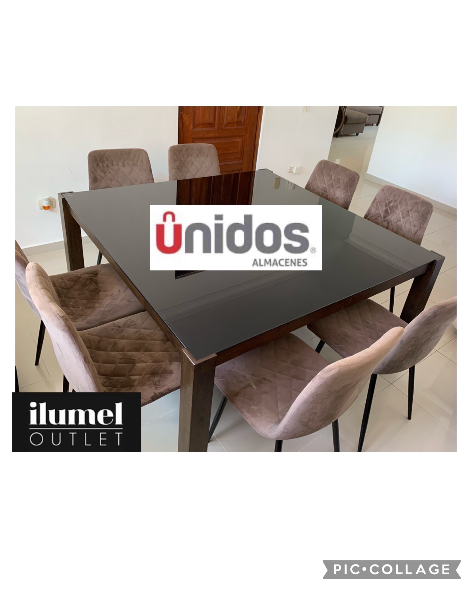 muebles y colchones - Comedor 8 sillas