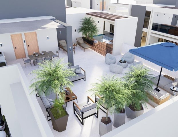 apartamentos - Proyecto en venta Punta Cana  #24-229 un dormitorio, piscina, balcón, terraza.
 8