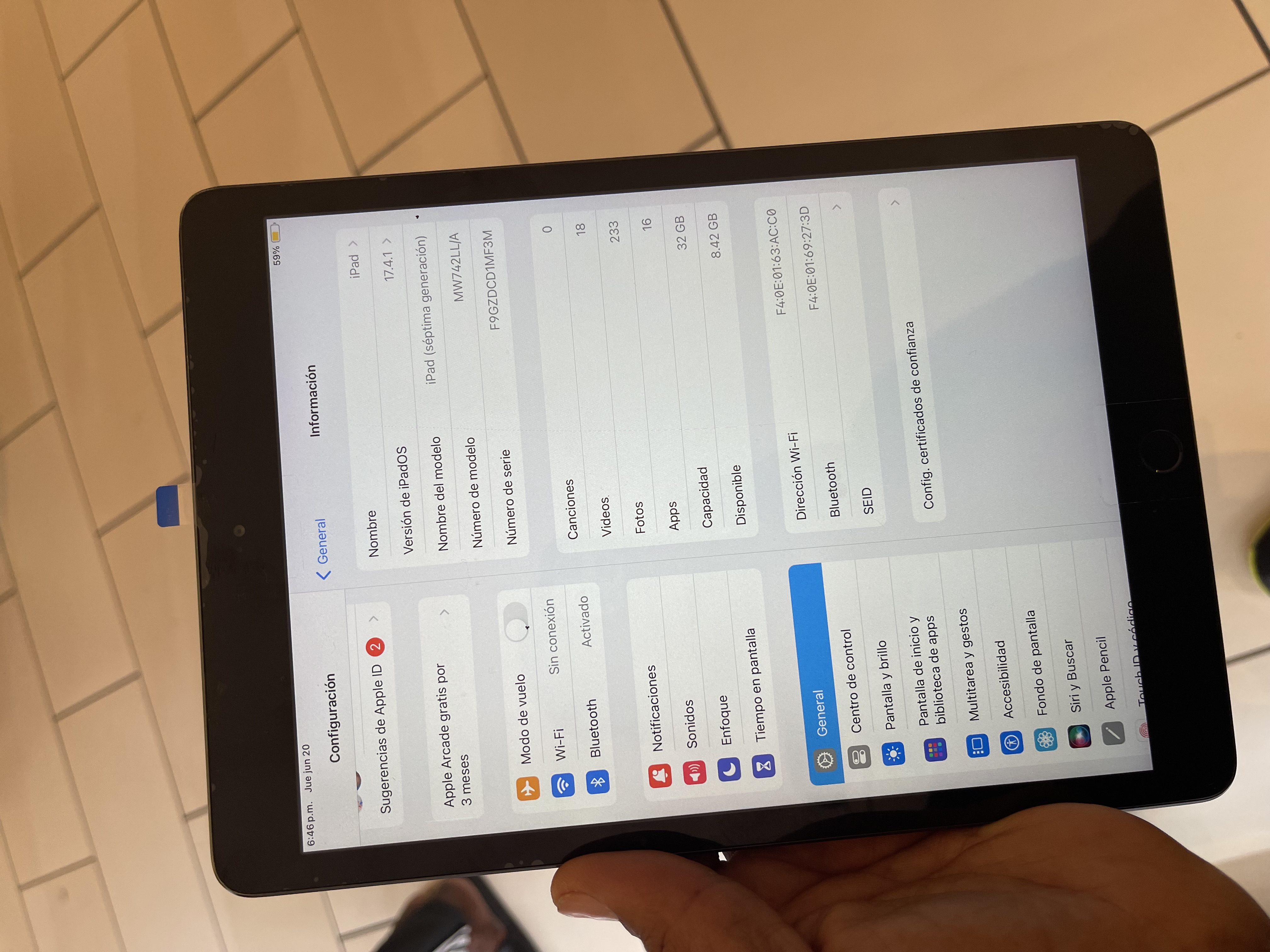 celulares y tabletas - IPAD 7ma. Generación 2019.  7