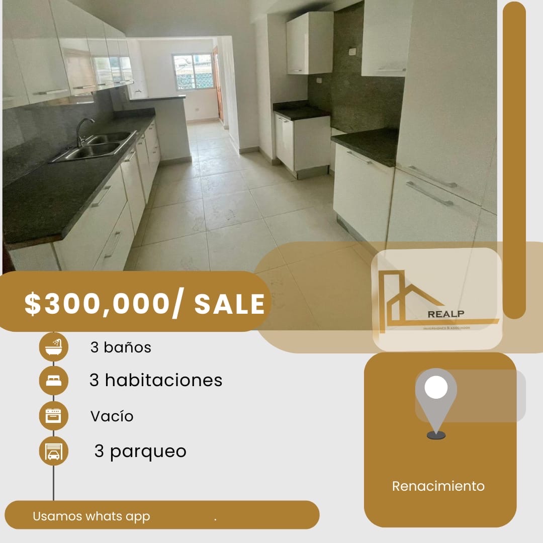 apartamentos - hermoso apartamento en zona céntrica en el renacimiento 