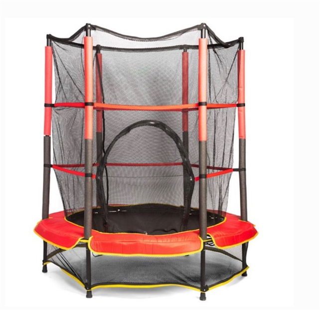 juguetes - Trampolin para niños medidas 126 x 163 cm hasta 220 libras Nuevo  2