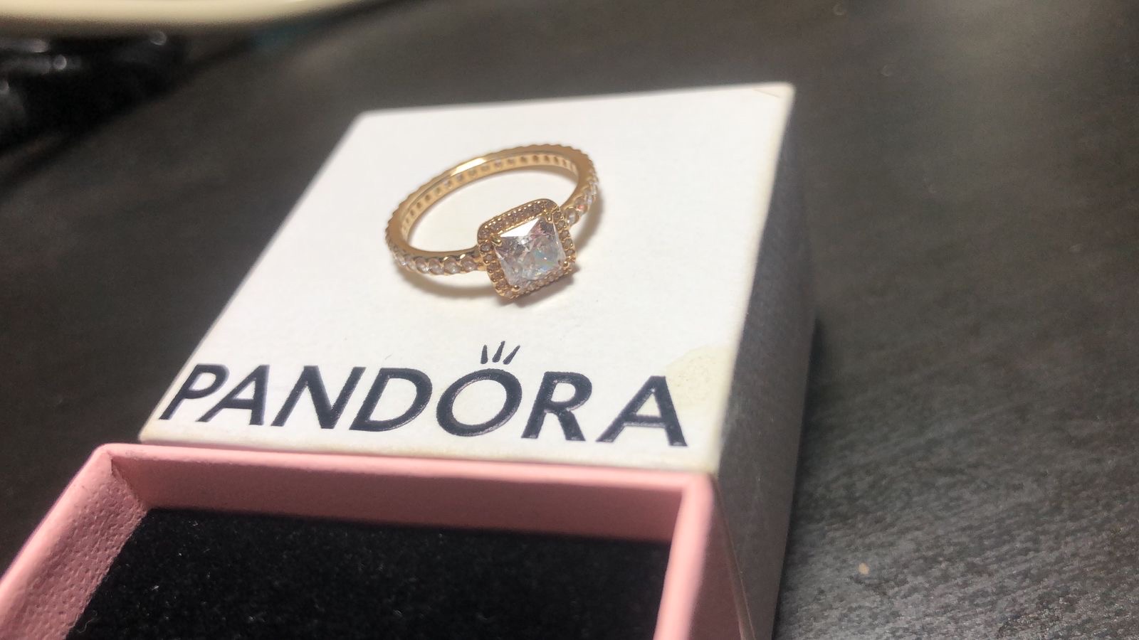 joyas, relojes y accesorios - anillo de oro 14k piedra de zirconia cúbica clara 2