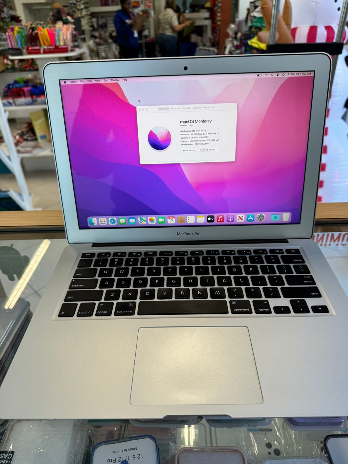 celulares y tabletas - Macbook Air 2017 Silver 128 SSD 8 GB RAM I5  1