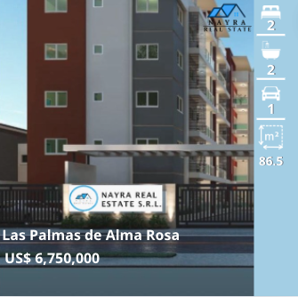 apartamentos - Apartamento en Venta en Alma Rosa.