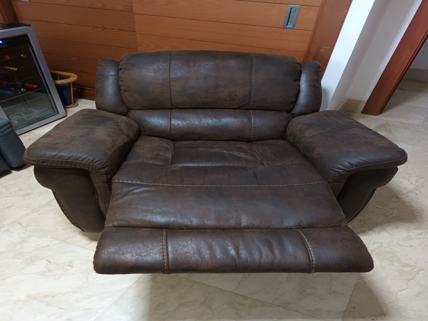 muebles y colchones - Sillon reclinable en piel para el mejor regalo de Papa
