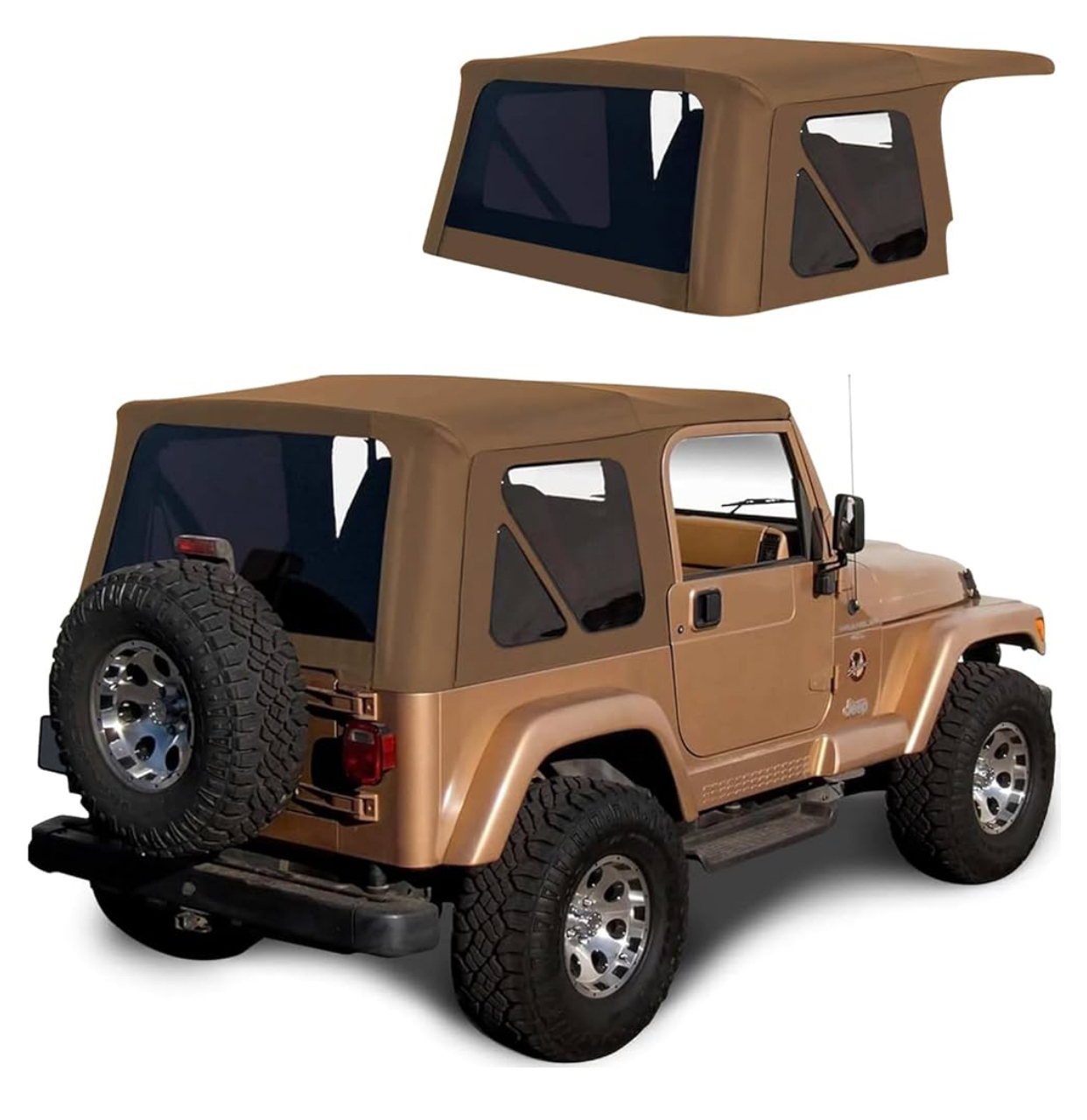 accesorios para vehiculos - Capota suave para Jeep Wrangler TJ (1997-2002)