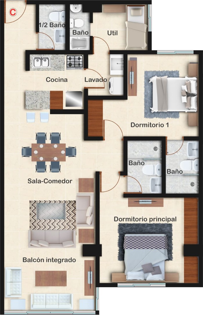 apartamentos - Proyecto de apartamentos en Bella Vista 6