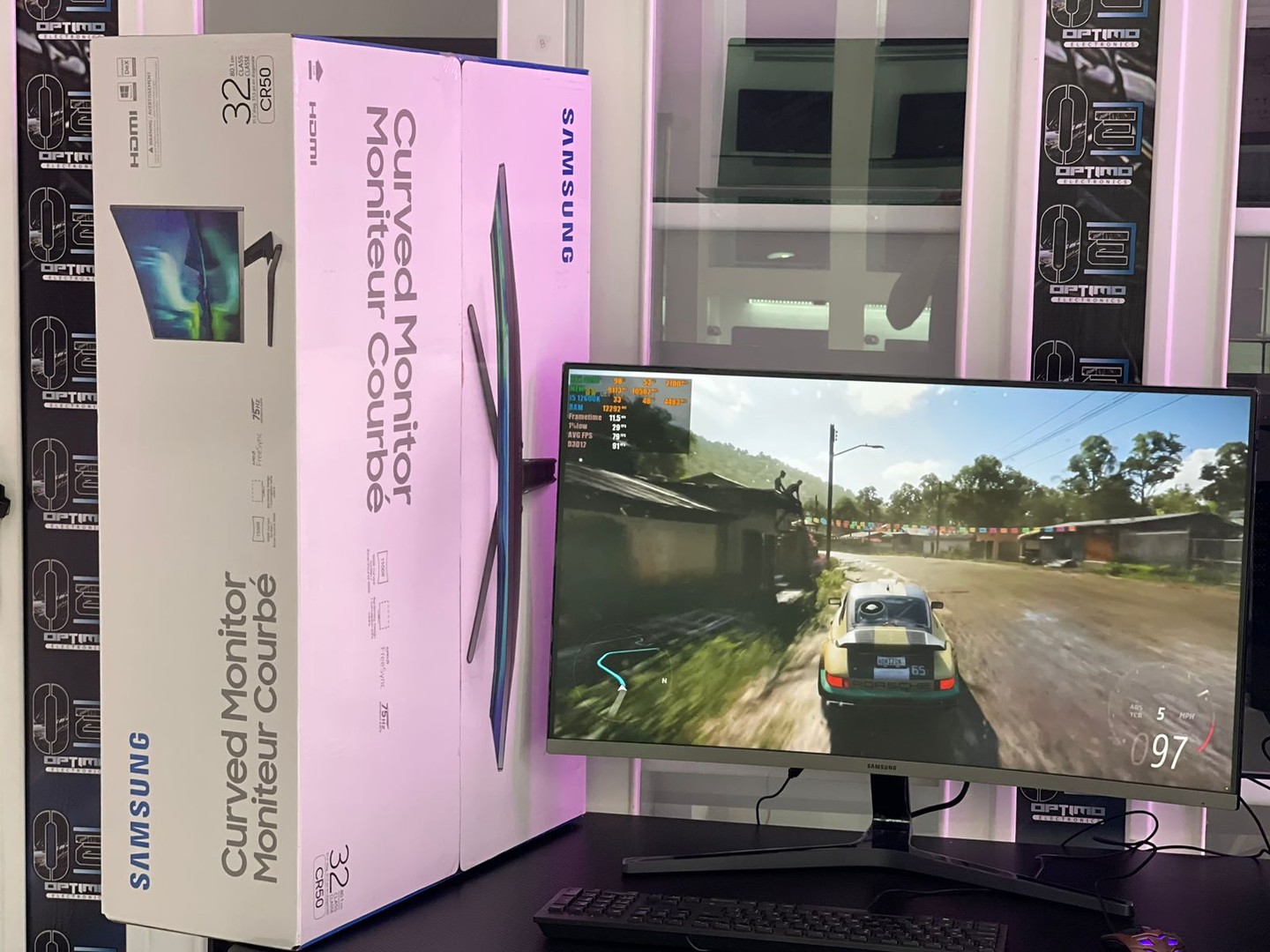 computadoras y laptops - Disponibles Monitor Samsung CR50 Curvo Full HD 32 Pulgadas 75Hz AMD DreeSync 4