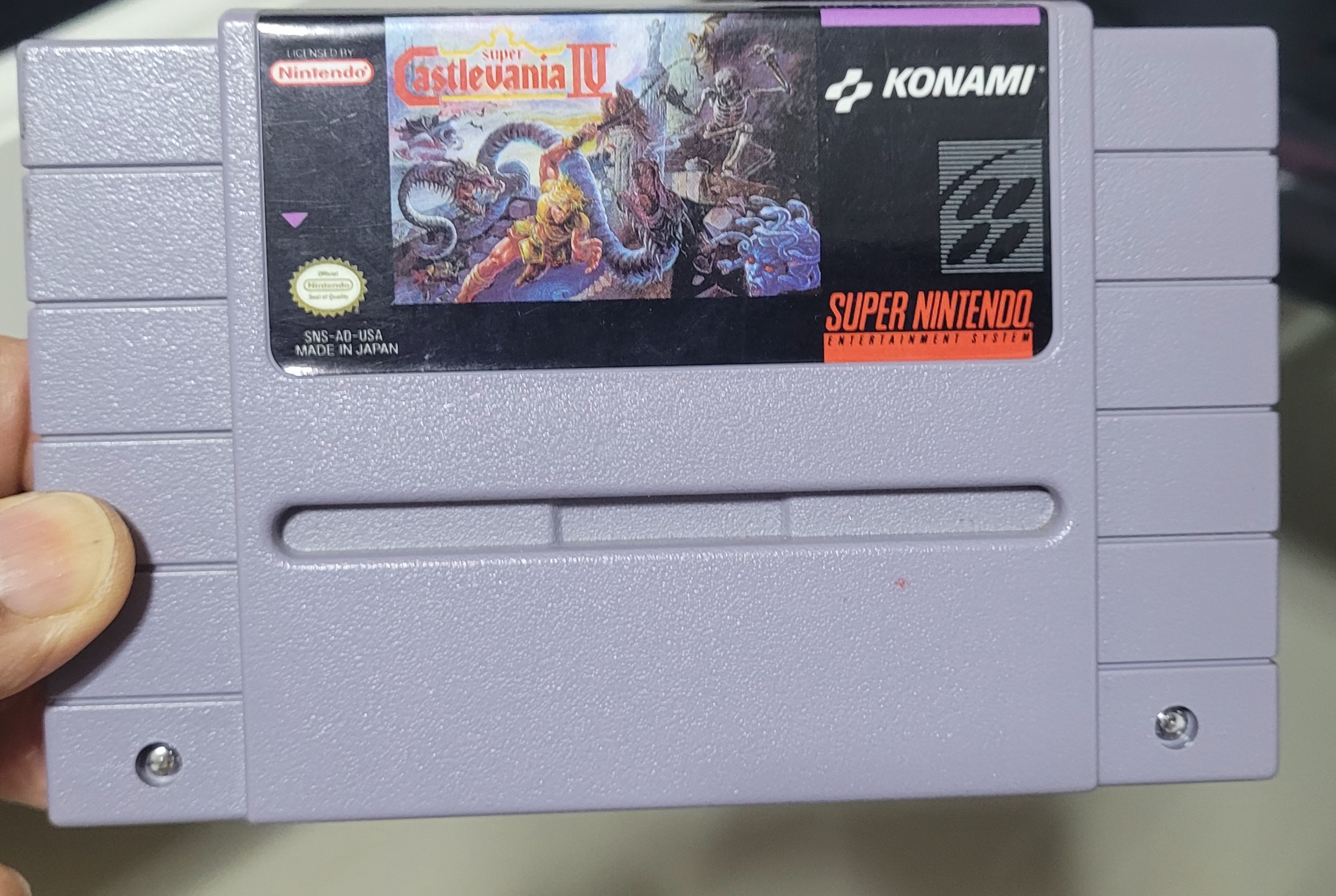 consolas y videojuegos - super nes Castlevania 4 100% Original 1