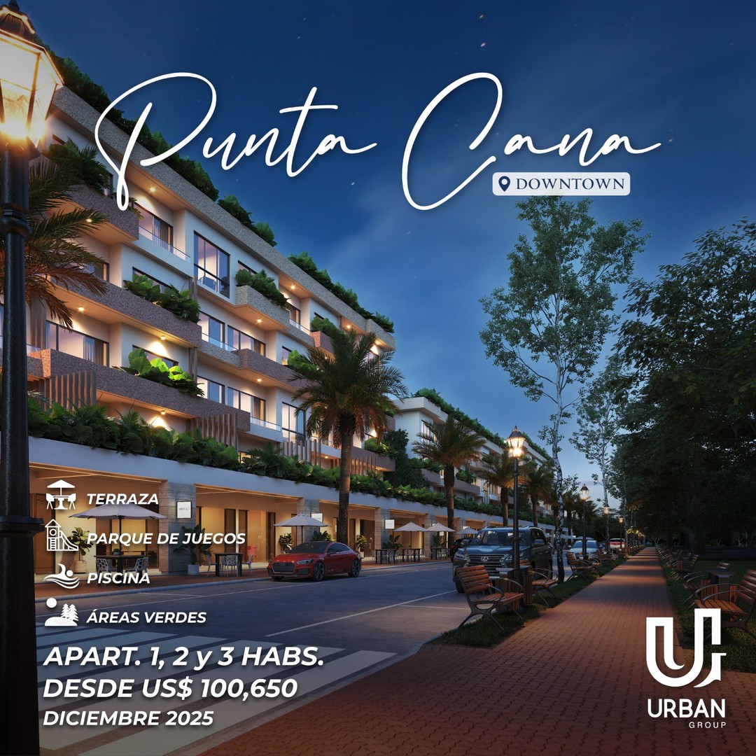 apartamentos - Apartamentos de 1, 2 y 3 Habs desde US$100,650 En Downtown Punta Cana 3