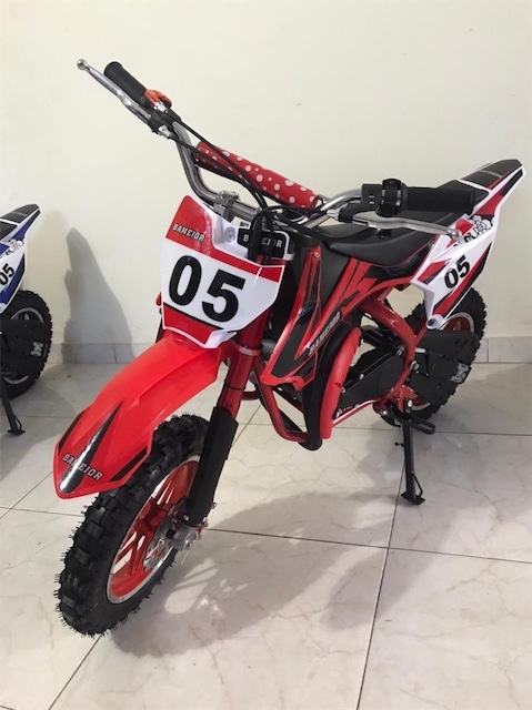 juguetes - Motocross de gasolina 49 cc 2 tiempos para niños hasta 10 años Nuevas  4