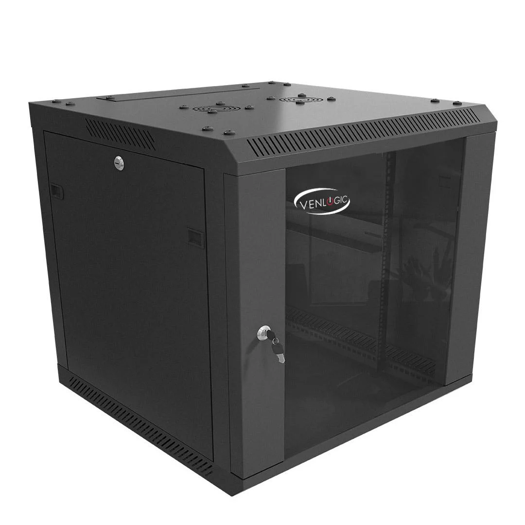 computadoras y laptops - Gabinete De Pared Venlogic QA6609 9U- 600 x 600 mm