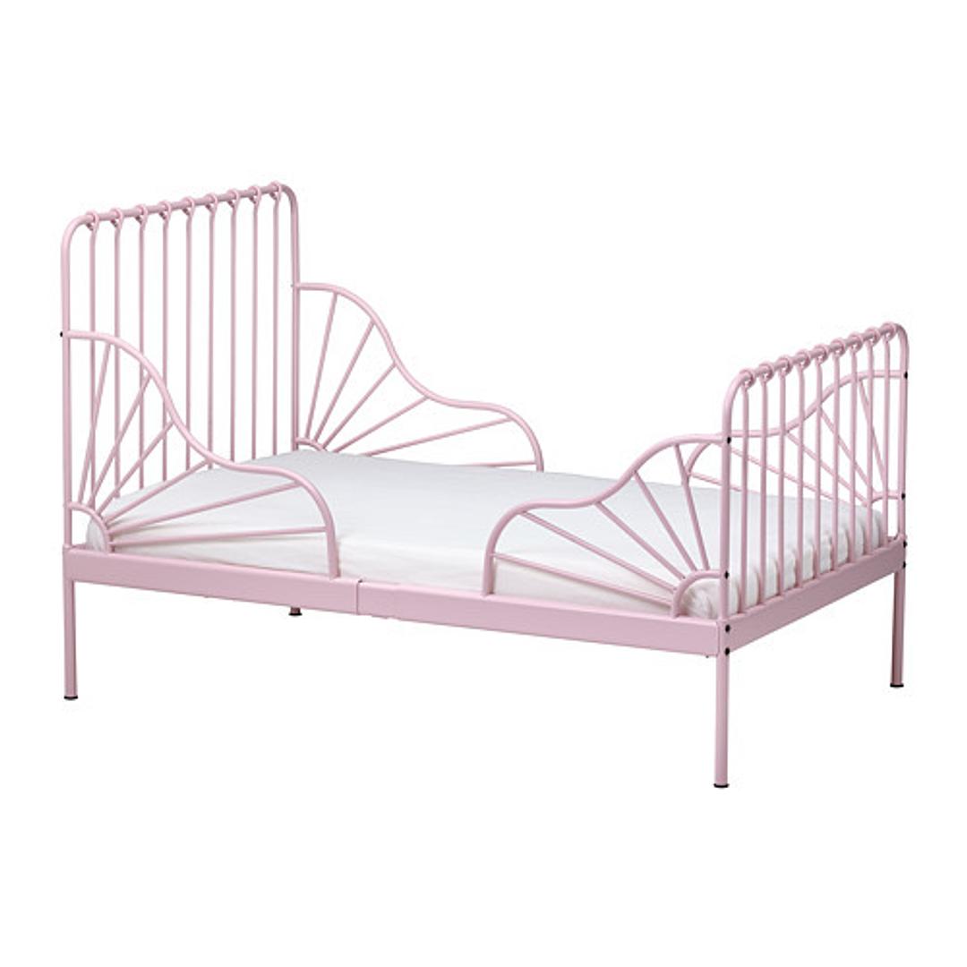 muebles y colchones - CAMA IKEA EXTENSIBLE ROSA 