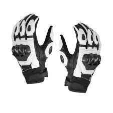 bicicletas y accesorios - GUANTES BLANCO Y NEGRO PARA MOTO