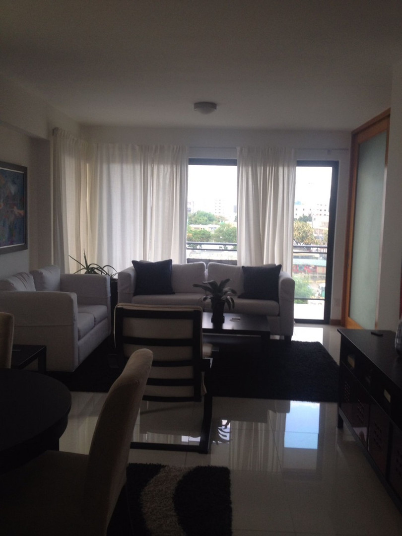 apartamentos - Apartamento 2Hab Amueblado Moderno en Evaristo, Cerca de la Avenida Chruchil  8