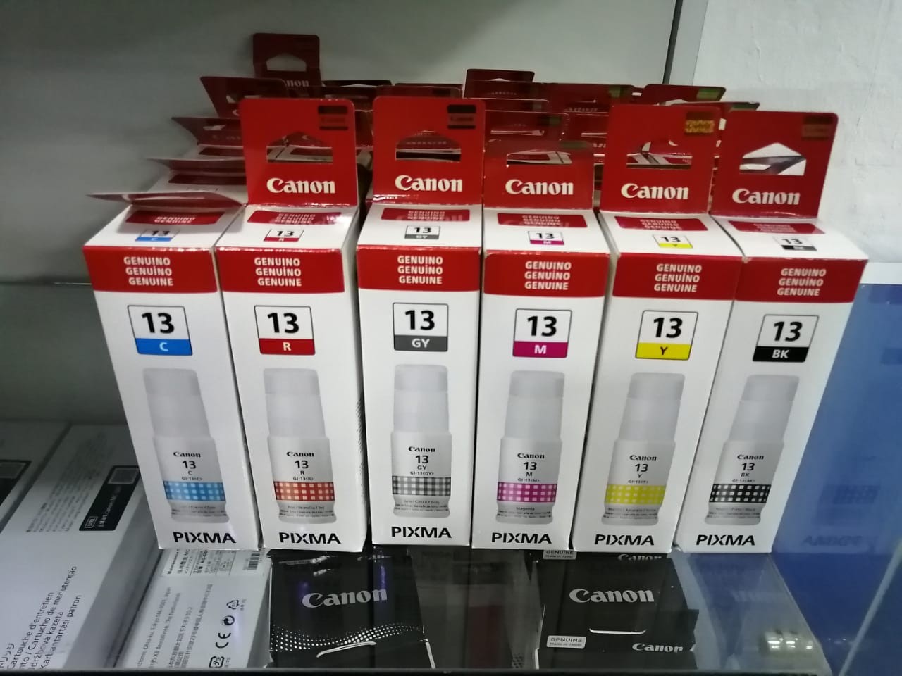 impresoras y scanners - Tinta Canon GI-13 para PIXMA G510 PIXMA G610 0