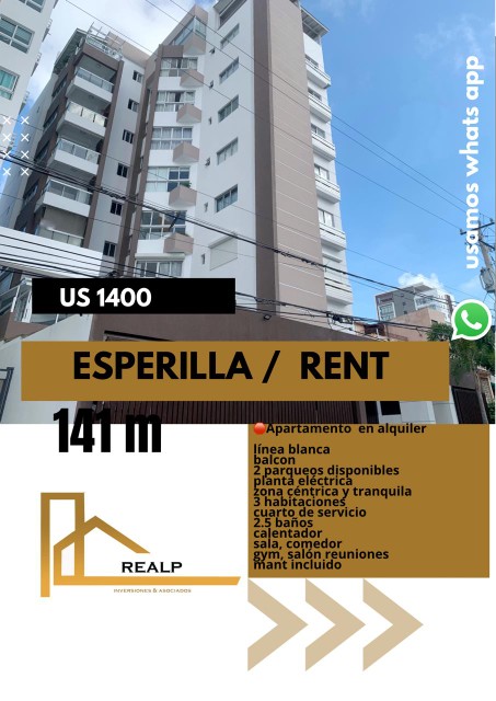 apartamentos - Apartamento línea blanca 3hab