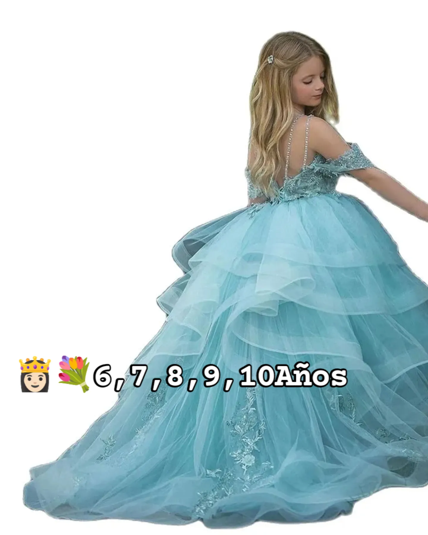 ropa y zapatos - Hermosos Vestidos de Fiesta para Niñas de 7,8,9 años En Alquiler  3