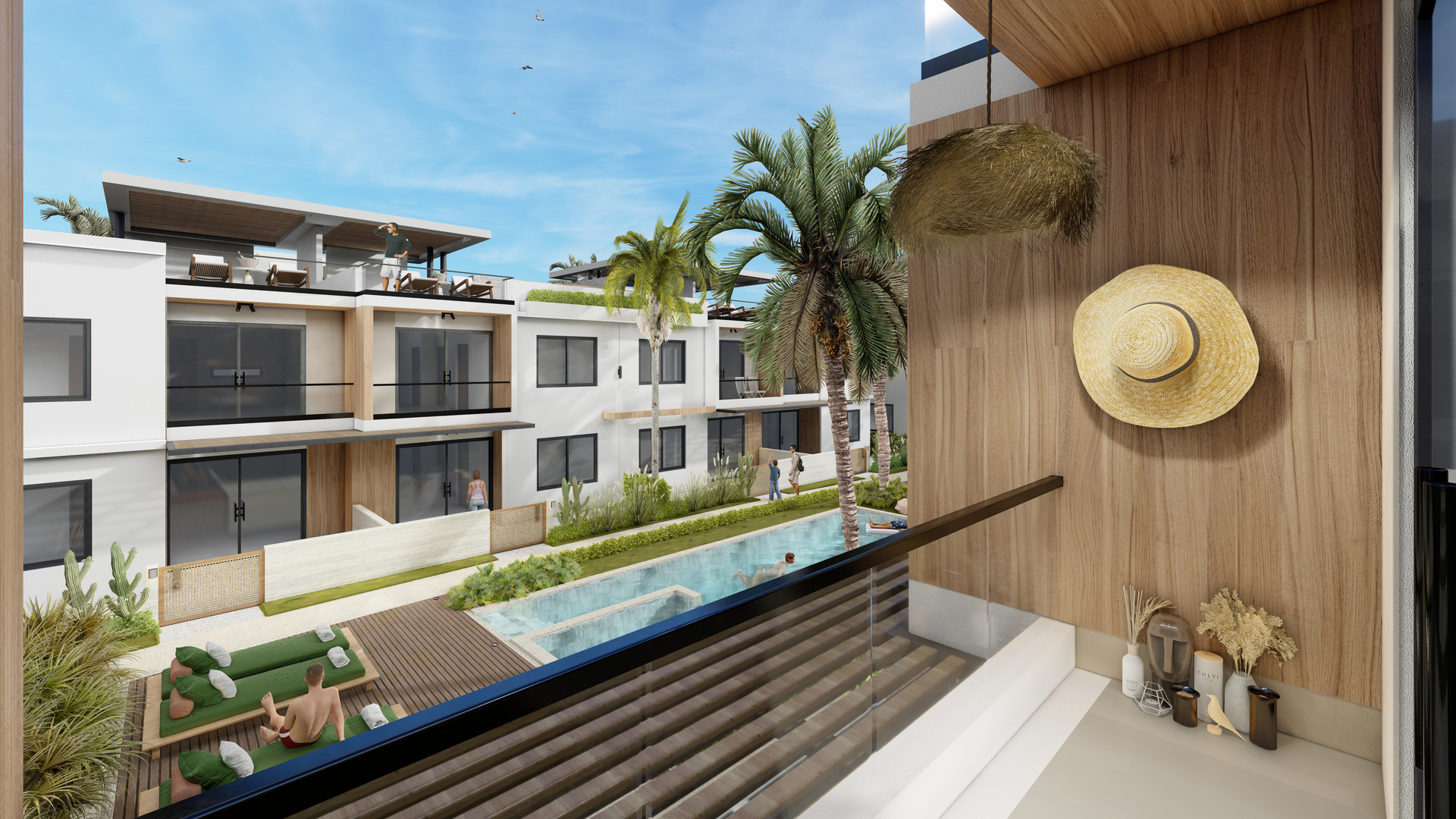apartamentos - Punta Cana apartamento en venta con gym, piscina para airbnb 2