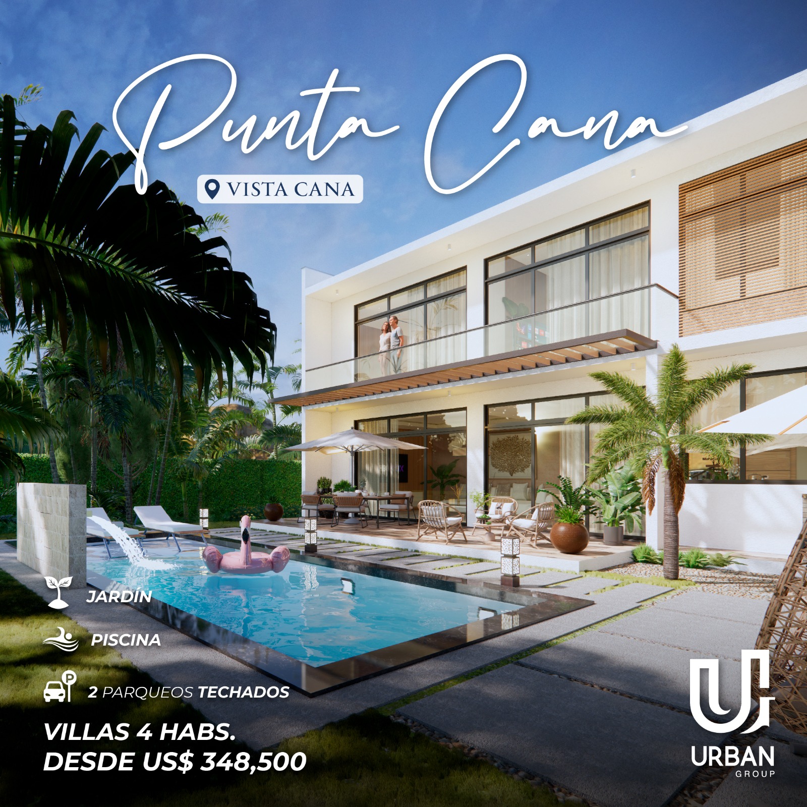 casas vacacionales y villas - Villas con Piscina Vistacana 3