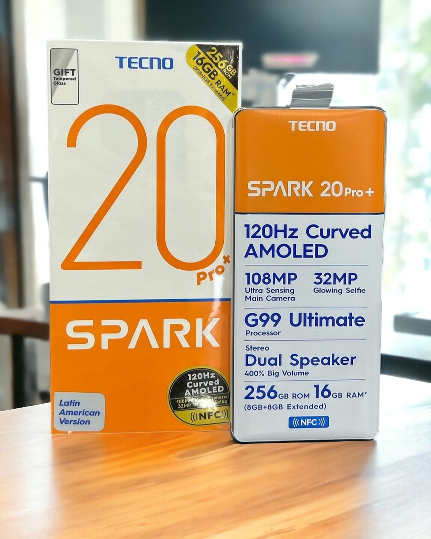 celulares y tabletas - TECNO Spark 20 Pro+ Plus 16/256GB