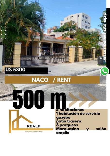 casas - Casa en naco comercial o vivienda