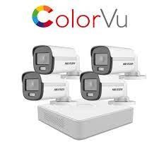 camaras y audio - Kit de 4 camara de seguridad jnice color vu vision nocturna a color 4